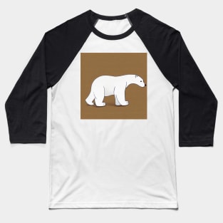 The illustration of a cute polar bear Baseball T-Shirt